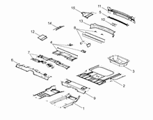 70006-020 REAR FLOOR PANEL