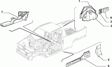 70003/10 КУЗОВ, РАМЫ (ЦЕНТРАЛЬНАЯ ЧАСТЬ)