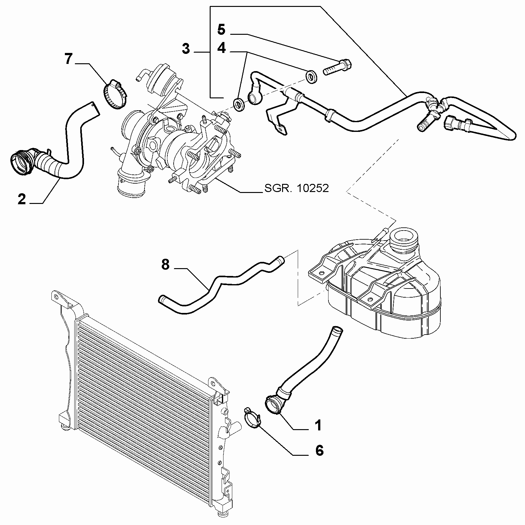 10401-030 RADIATOR PIPING
