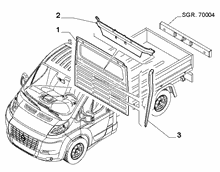 70020-060 SEPARATION WALL FOR COMMERCIAL VEHICLES
