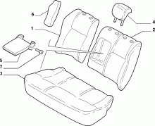 70615/00 REAR SEAT LINING