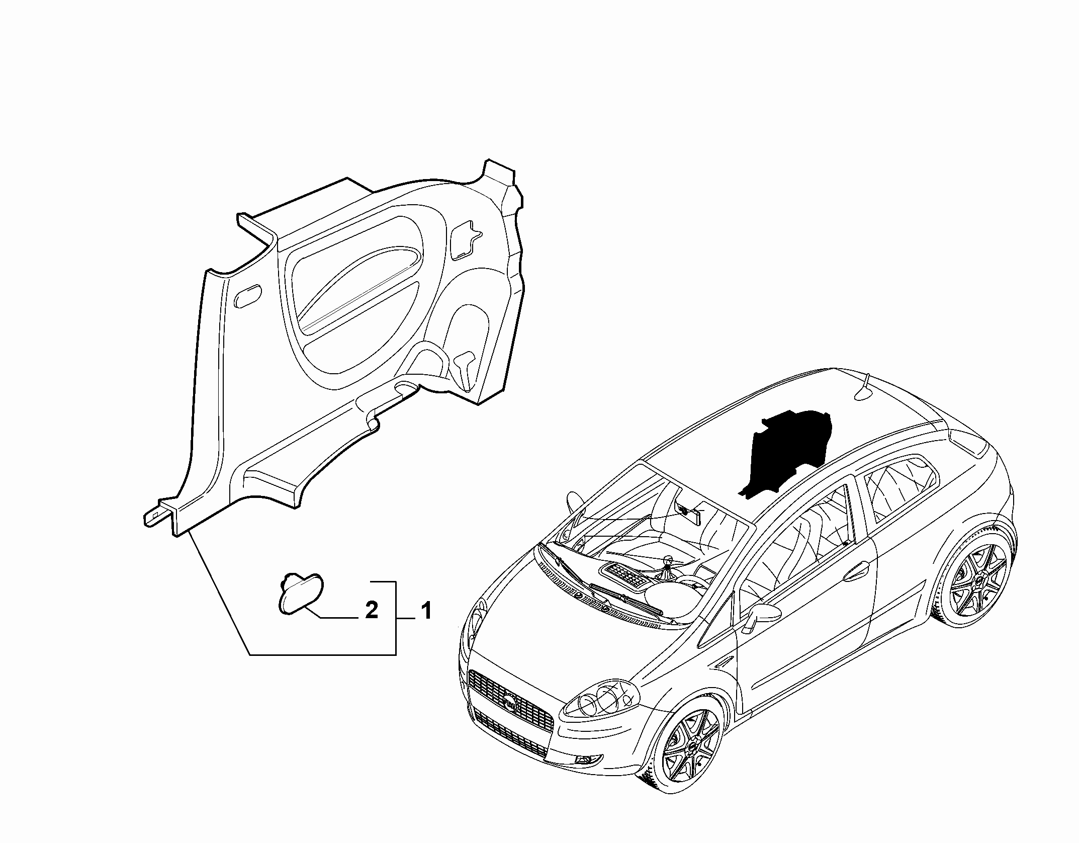 70524-010 REAR SIDE COVERING