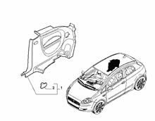 70524-010 REAR SIDE COVERING