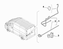 55526-025 TRUNK/REAR DOOR WIRING SET