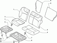 70613/00 REAR SEAT