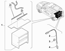 70526-040 COVER ACCESSORIES FOR INSIDE LUGGAGE SPACE