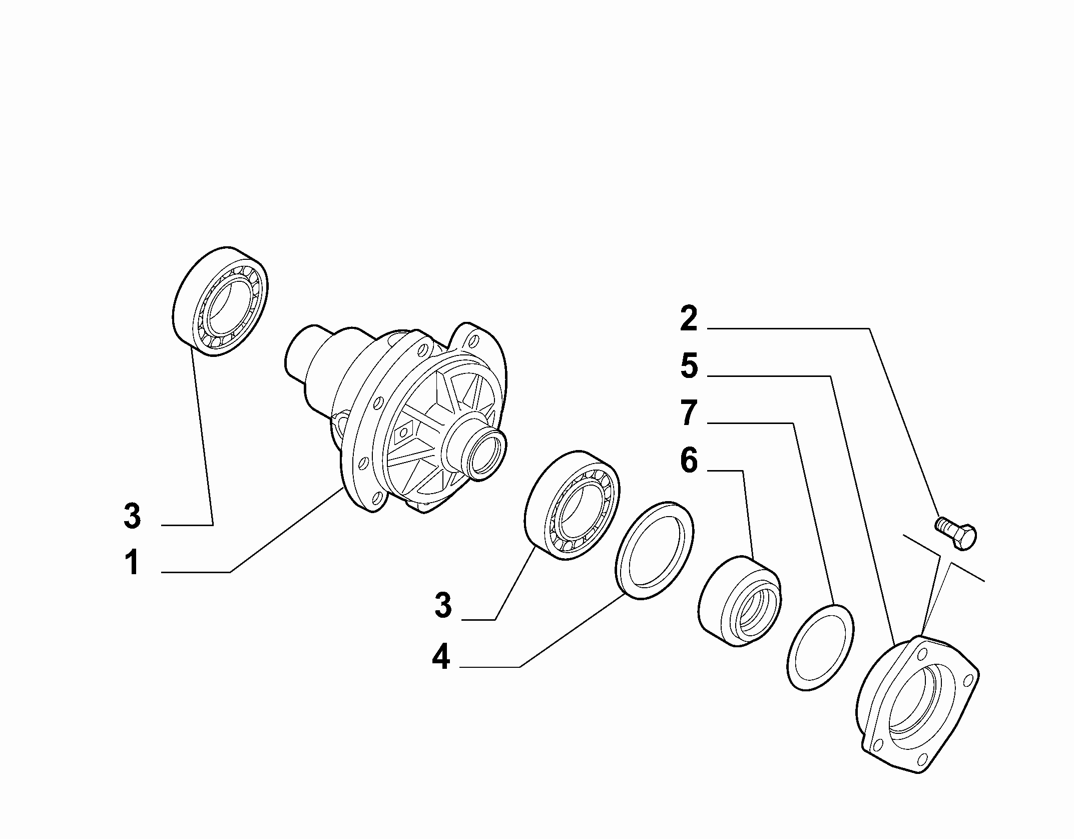 21220-010 GEARING AND HALF CRANKSHAFT