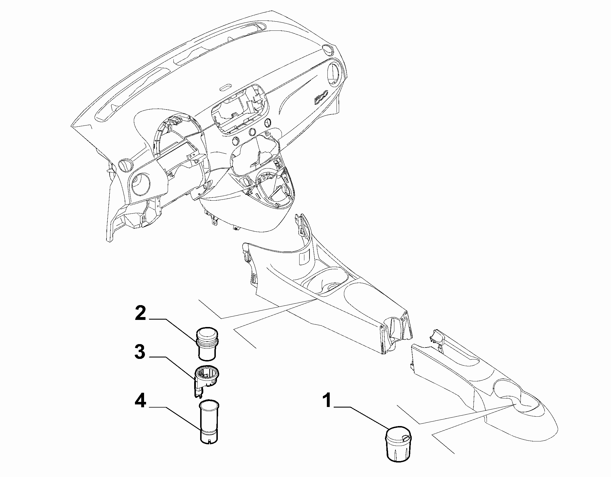 70504-030 ASHTRAY AND ACCESSORIES