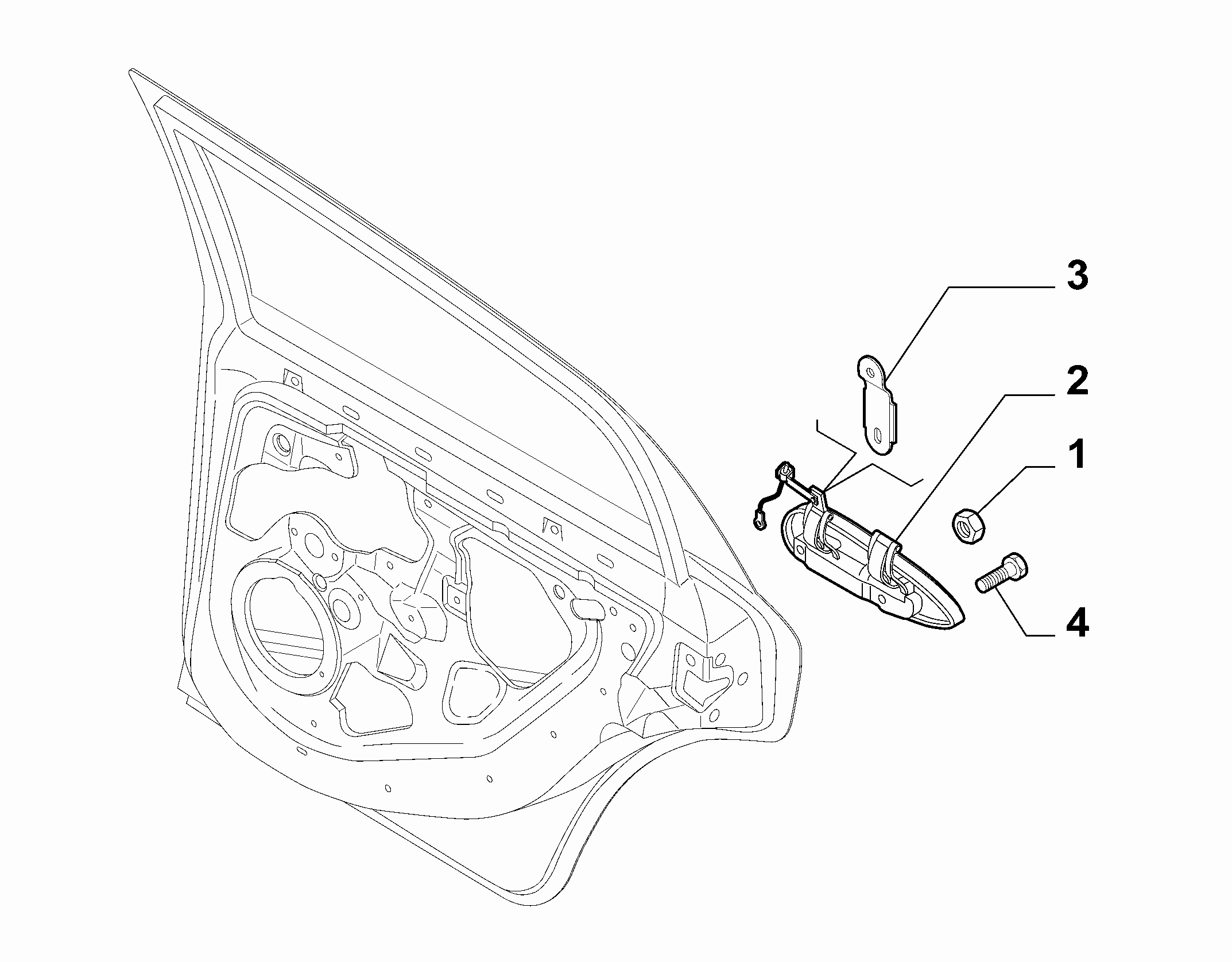 70136-060 FRONT DOOR HANDLE