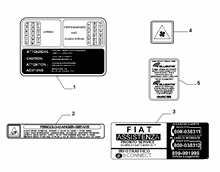 70750-010 ПРЕДУПР. ТАБЛИЧКИ И ИНСТРУКЦИИ 
