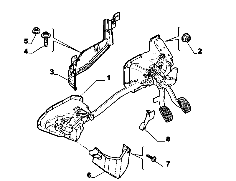 33101-010 RUDDER BAR