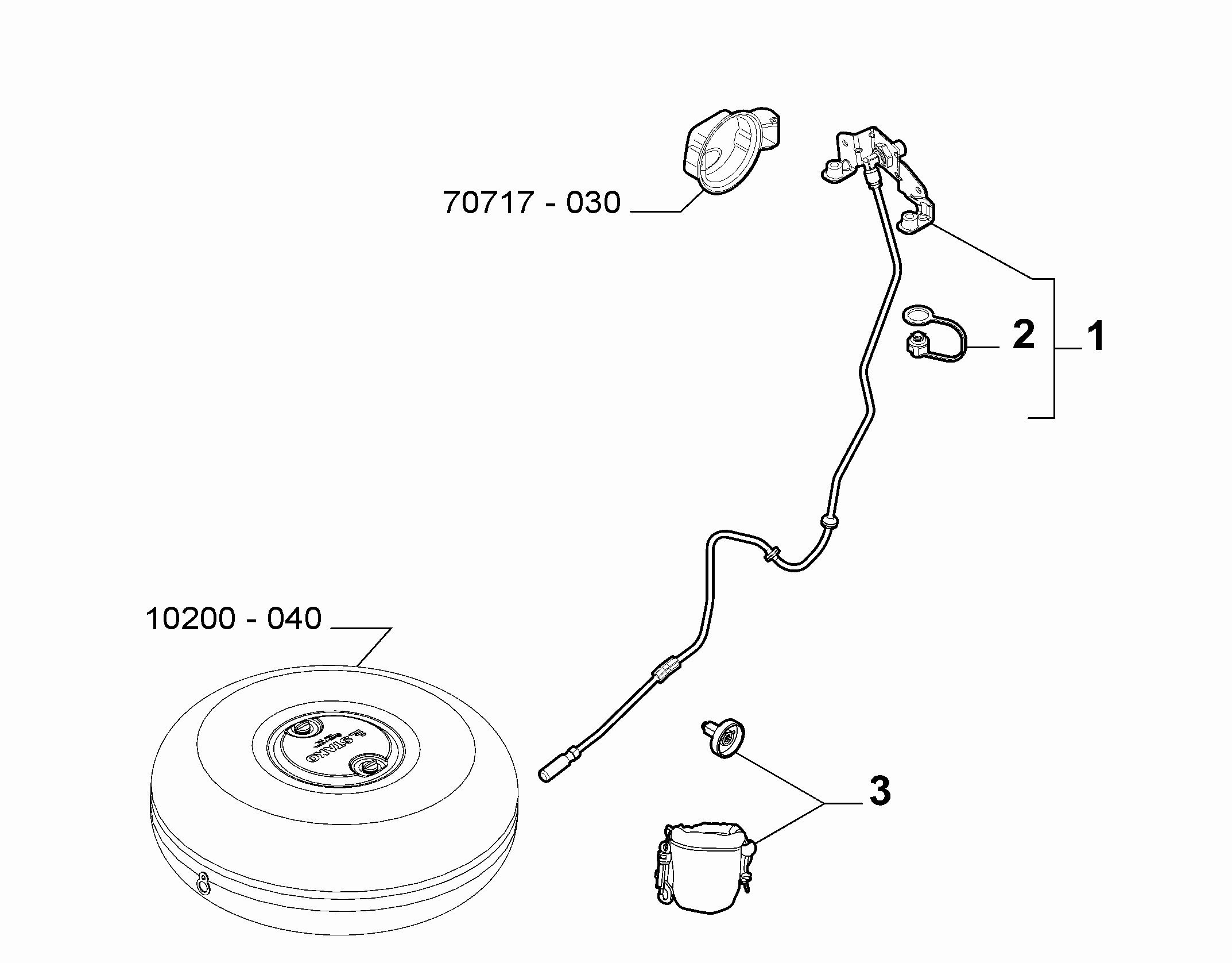 10200-021 FUEL PIPE INLET