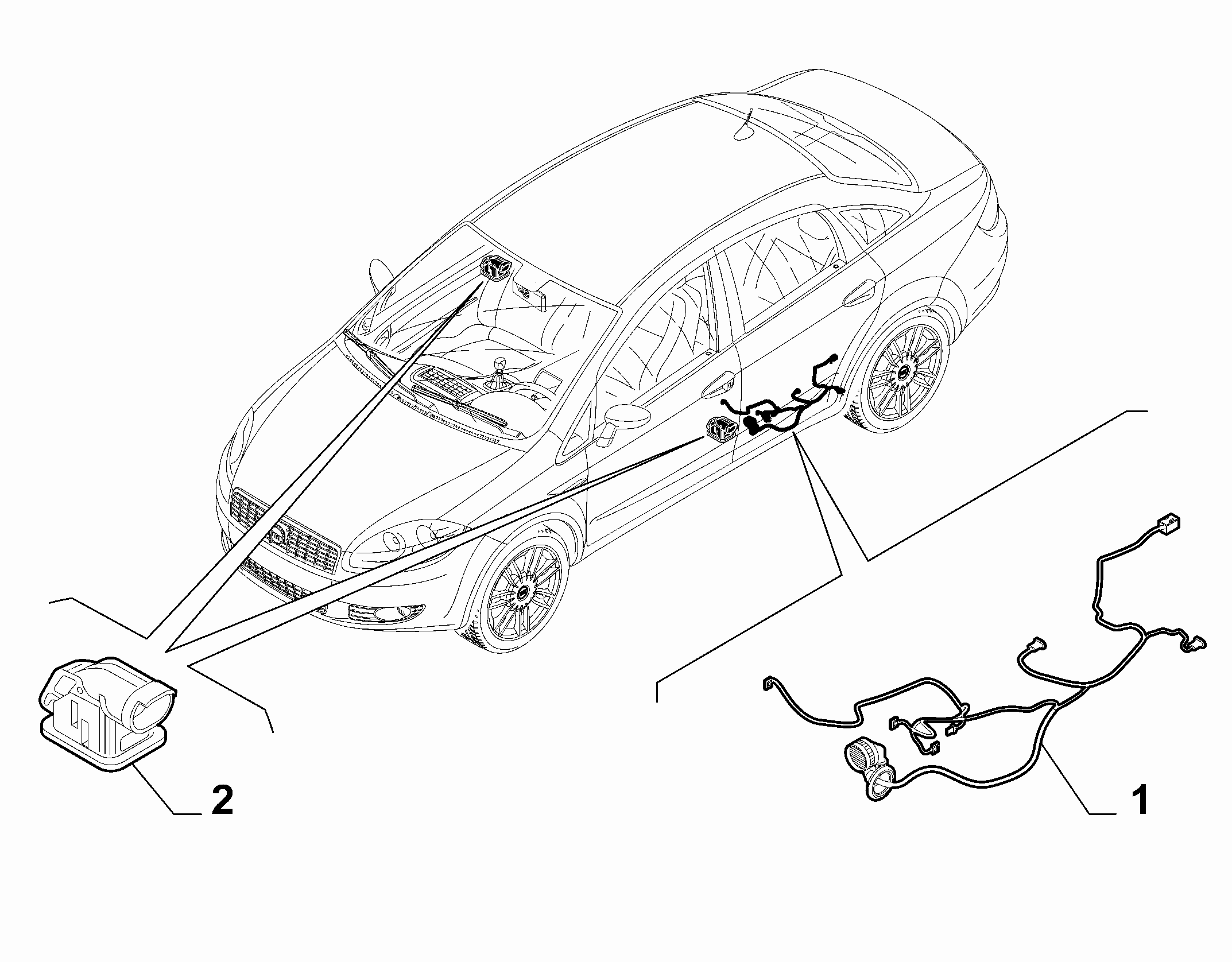 55526-020 REAR DOOR HARNESS