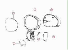 70740-020 WING MIRRORS