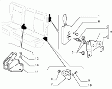 70613/01 REAR SEAT