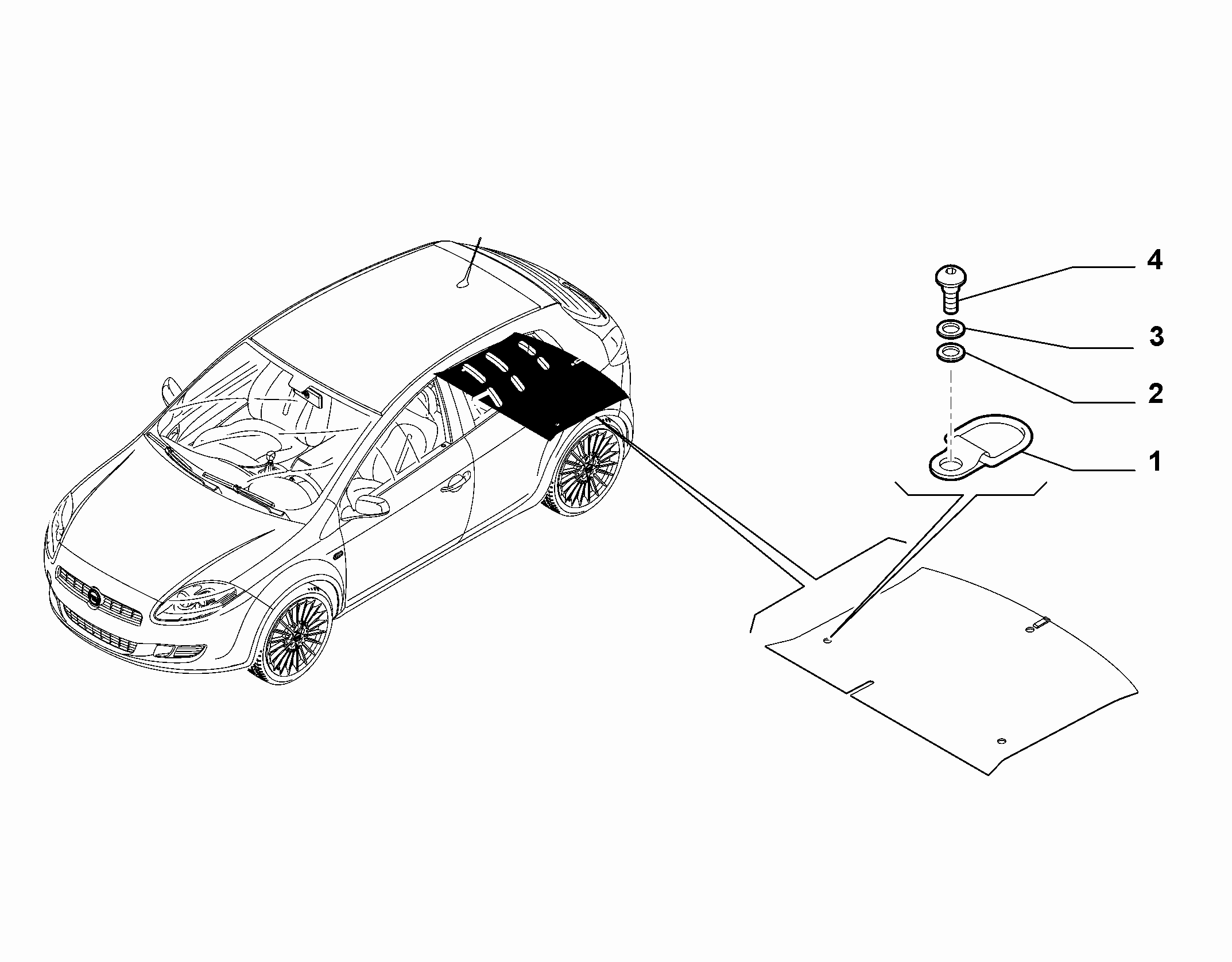 70526-040 COVER ACCESSORIES FOR INSIDE LUGGAGE SPACE