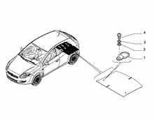 70526-040 COVER ACCESSORIES FOR INSIDE LUGGAGE SPACE