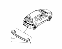 70004-040 REAR CRASH BOX