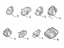 10226-060 ENGINE HARNESS CONNECTORS