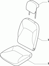70613/01 REAR SEAT