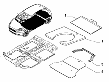 70526-030 TRUNK MATS