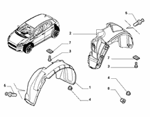 70723-010 WHEEL CARRIAGE COVER