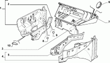 70002/00 КУЗОВ, РАМЫ (ПЕРЕДНЯЯ ЧАСТЬ) 