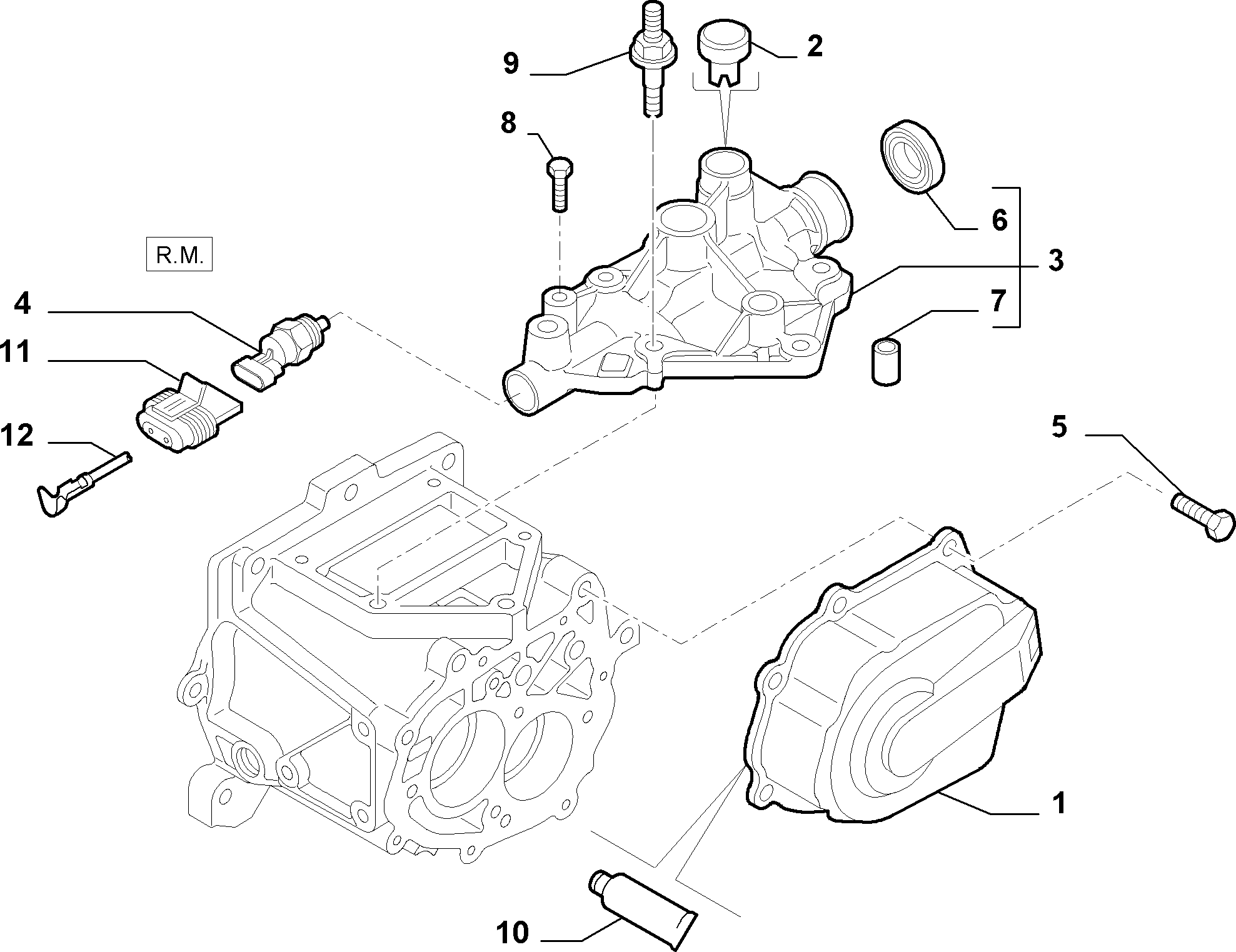 21207-020 GEAR BOX COVERS