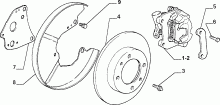 33125/03 ТОРМОЗА ЗАДНИХ КОЛЕС