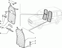 70169/00 РАЗДЕЛИТЕЛЬНАЯ ПЕРЕГОРОДКА