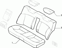 70615/01 REAR SEAT LINING