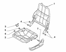 70601-022 PASSENGER SEAT FRAMES