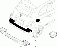70004-040 REAR CRASH BOX