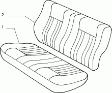70615/00 REAR SEAT LINING 