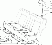 70613/01 REAR SEAT
