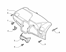 70502-010 DASHBOARD INSTRUMENT HOLDER