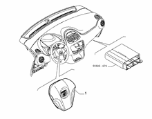 55508-010 DRIVERS AIRBAG