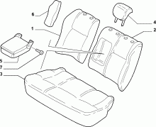 70615/00 REAR SEAT LINING