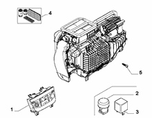 50101-020 HEATER/AIR CON