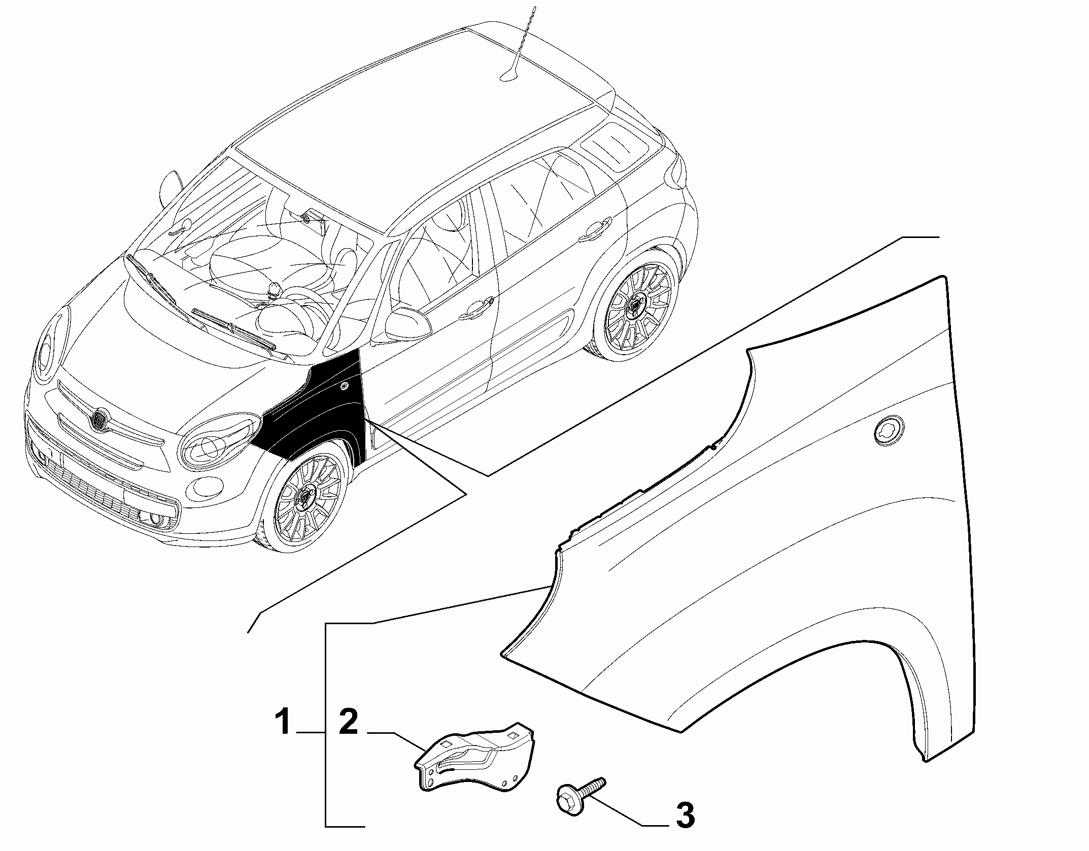 70018-010 FRONT MUDGUARD