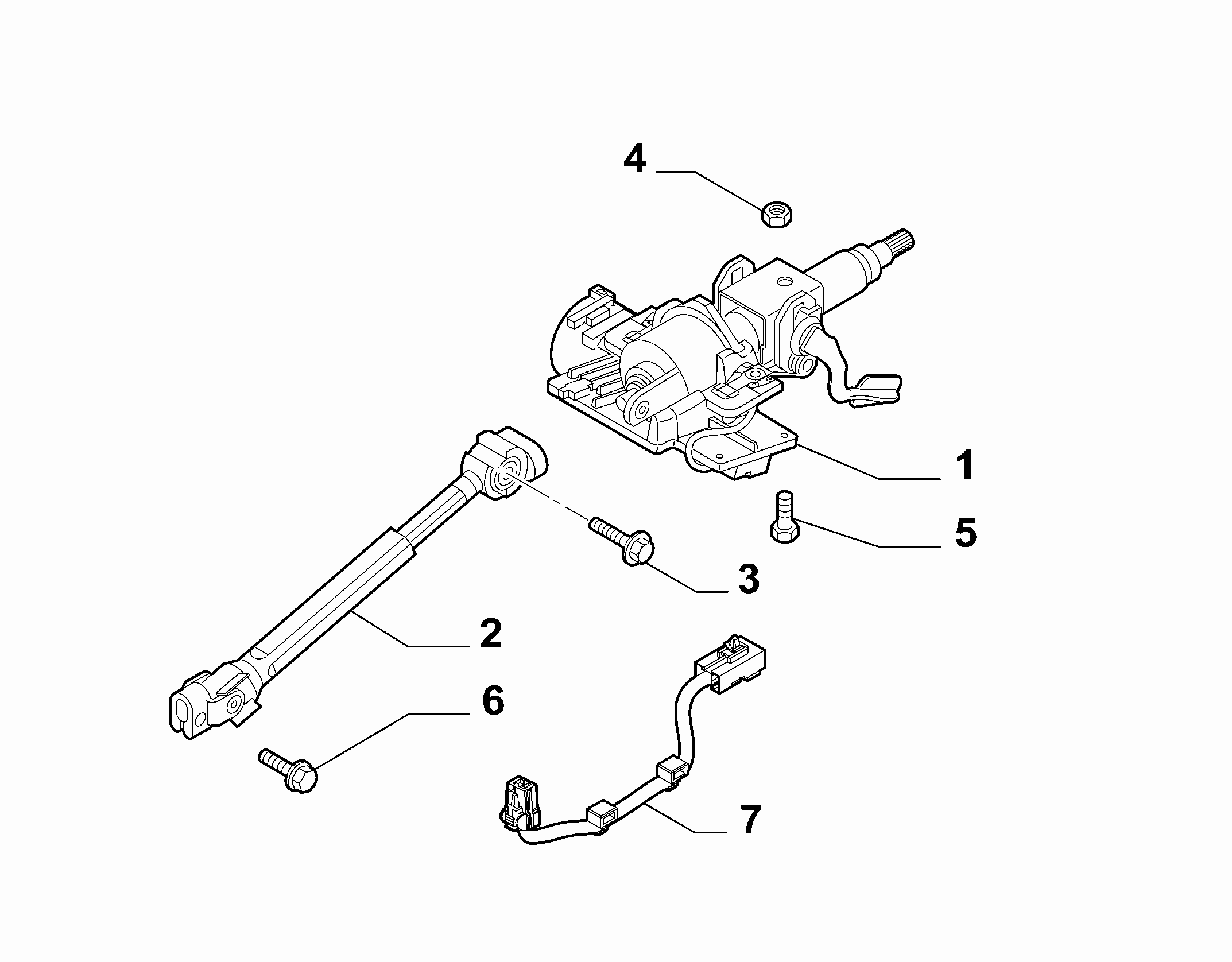 41201-020 POWER STEERING SHAFT