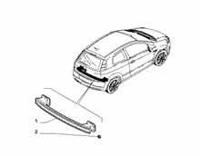 70004-040 REAR CRASH BOX