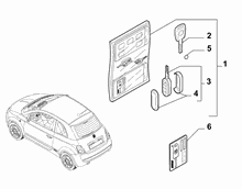 55202-020 KEY KIT AND OPENING SYSTEM