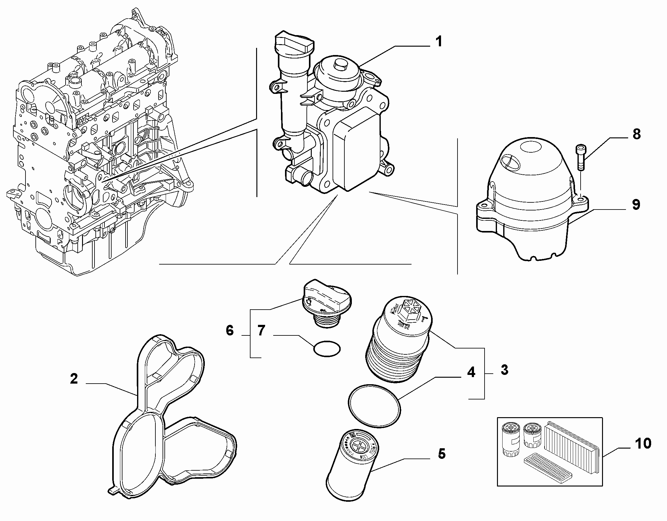 10301-040 OIL FILTER SUPPORT