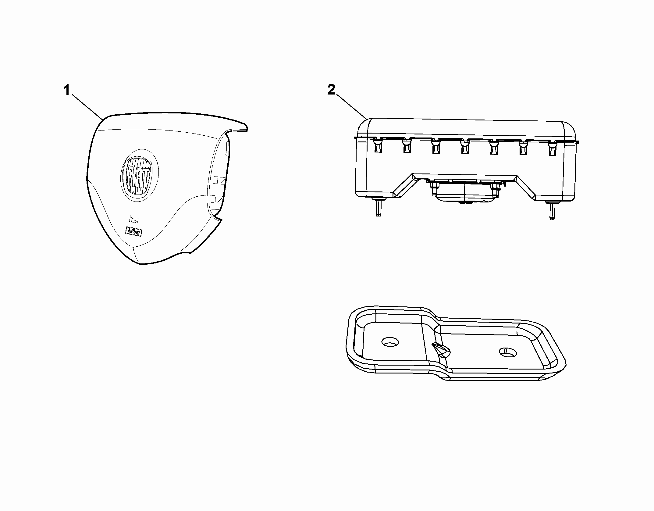 55508-009 FRONT AIRBAGS