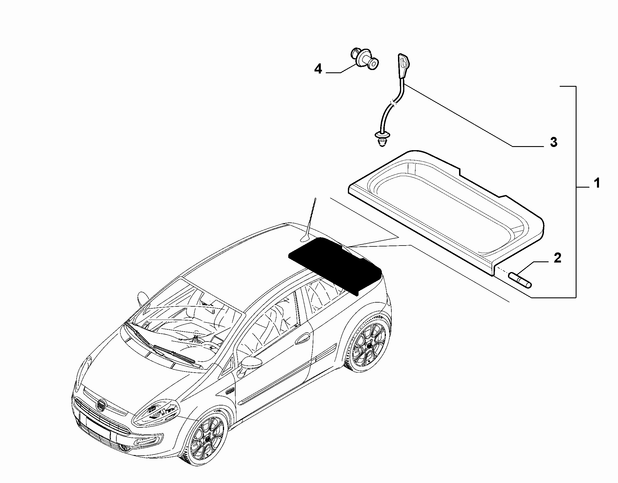 70523-070 PARCEL SHELF