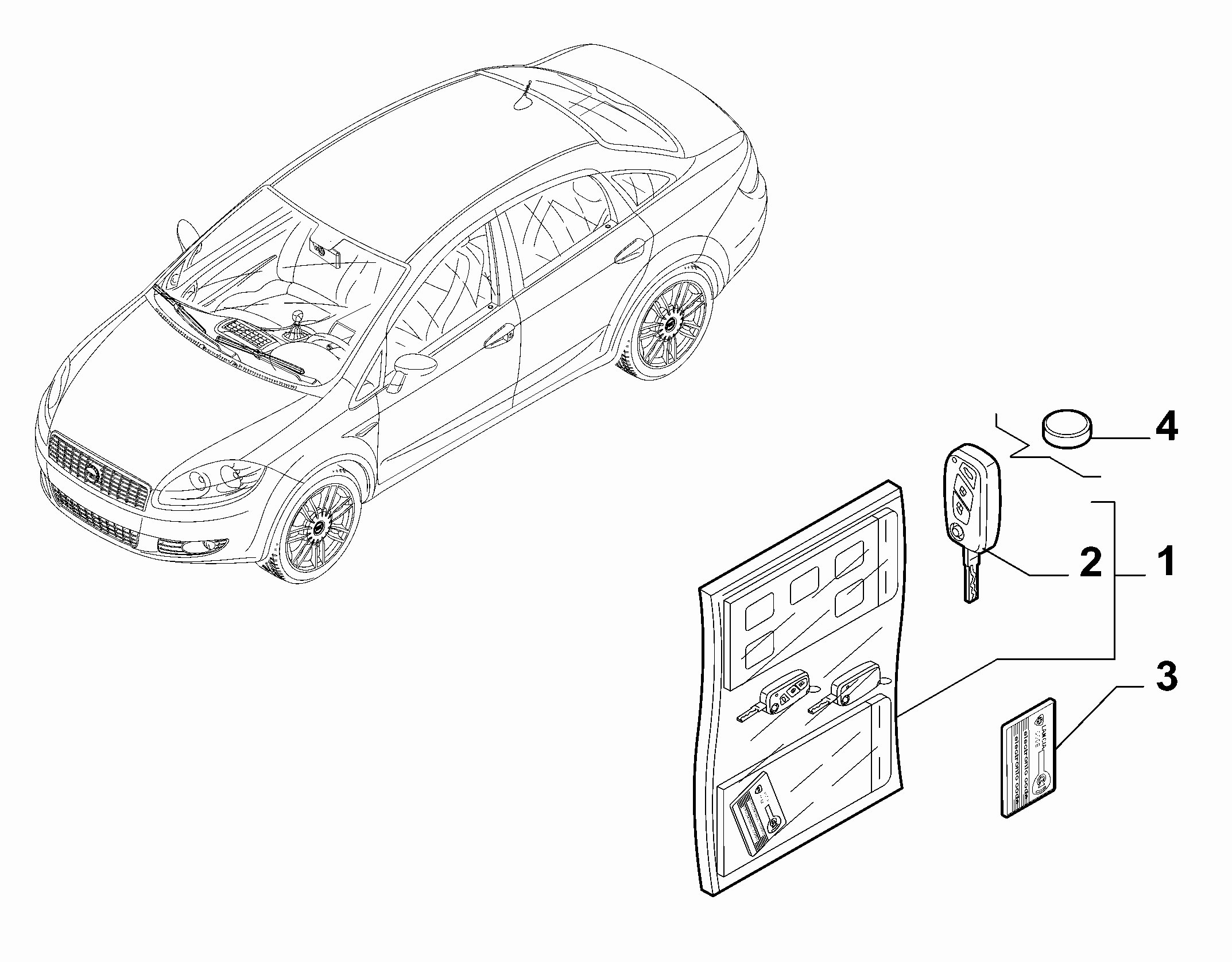 55202-020 KEY KIT AND OPENING SYSTEM