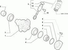21220-010 GEARING AND HALF CRANKSHAFT