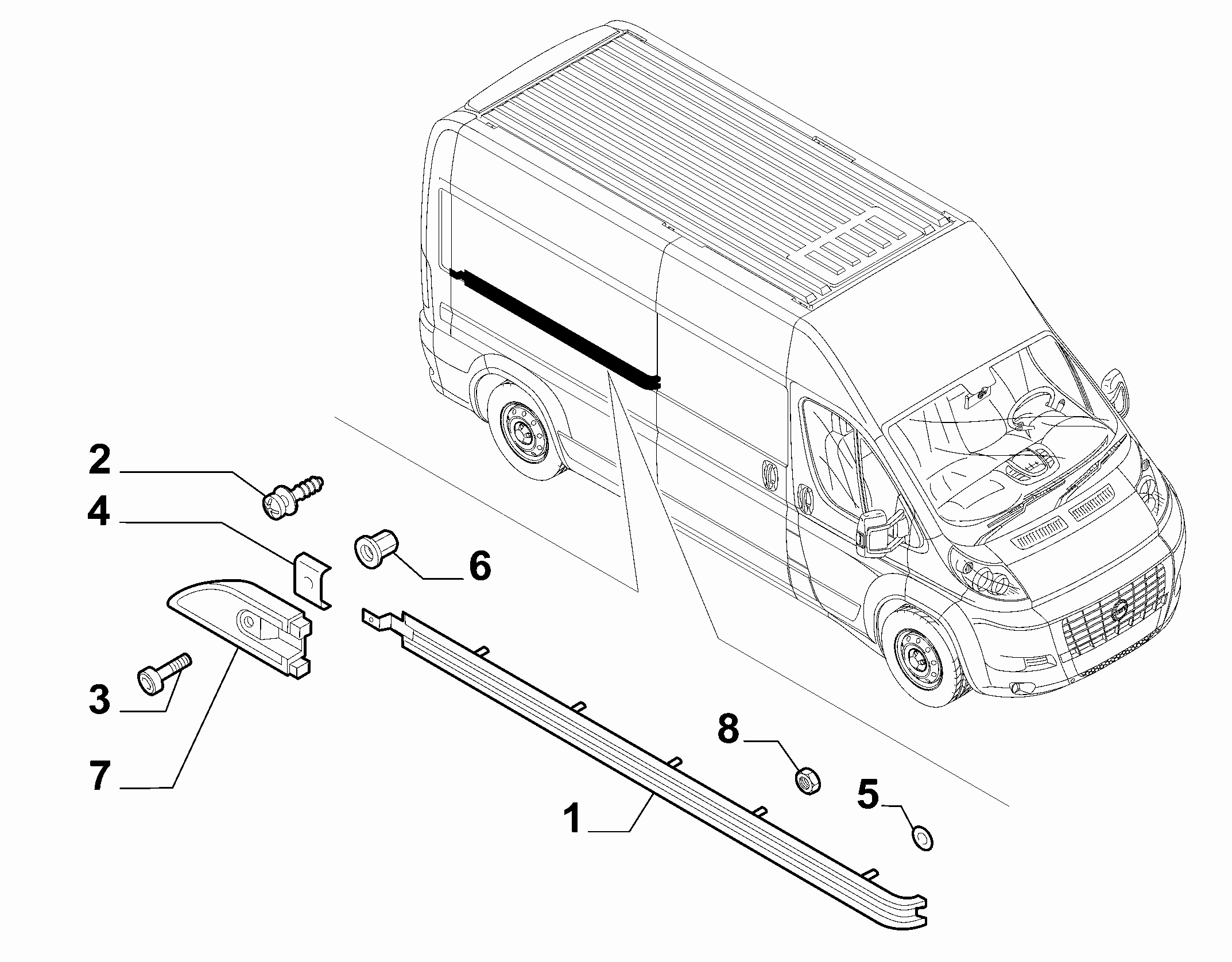 70143-010 SLIDING DOORS AND GUIDES