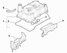 10101-030 CYLINDER HEAD AND GASKET COVERS